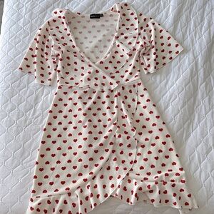 Cute PLT Wrap Mini Summer Dress